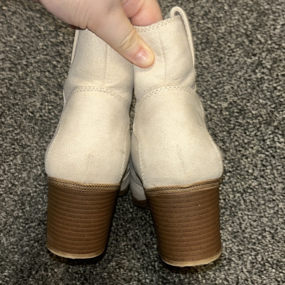 Sonoma Sanjuan Ankle Booties Tan Sz 9 - Picture 4 of 7